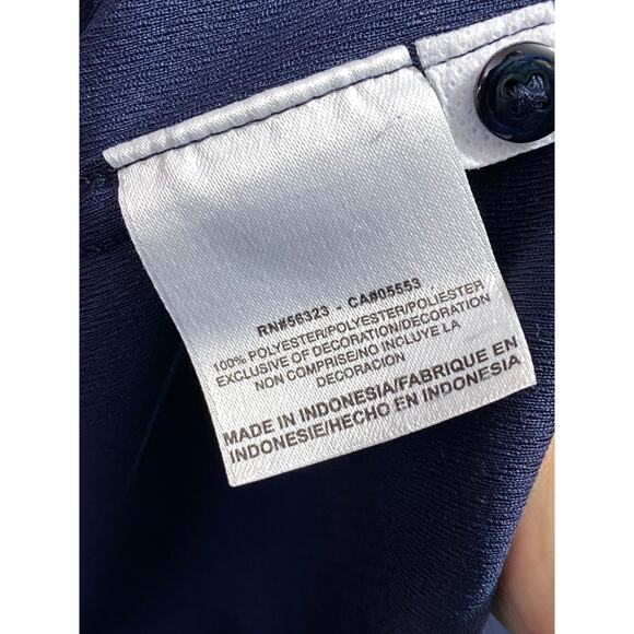 Chicago Bears Polo Shirt Mens 2XL Blue Orange Nike On Field Dri Fit NFL Logo - Picture 9 of 10